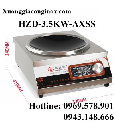 Bếp từ công nghiệp lõm có hẹn giờ điều khiển núm xoay 3.5kw HZD-3.5KW-AXSS
