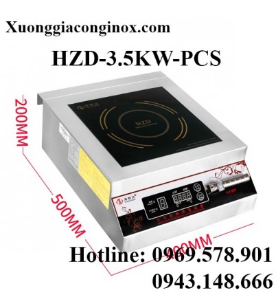 Bếp từ công nghiệp phẳng có hẹn giờ 3.5KW HZD-3.5KW-PCS