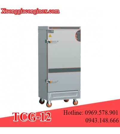 Tủ nấu cơm dùng gas 12 khay TCG-12